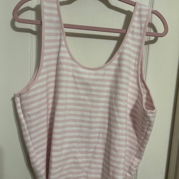 Stoney Clover Striped pink and white tank- Size 2X- NWT - Picture 4 of 4
